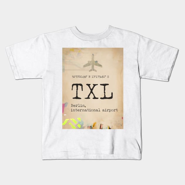 TXL Berlin Kids T-Shirt by Woohoo